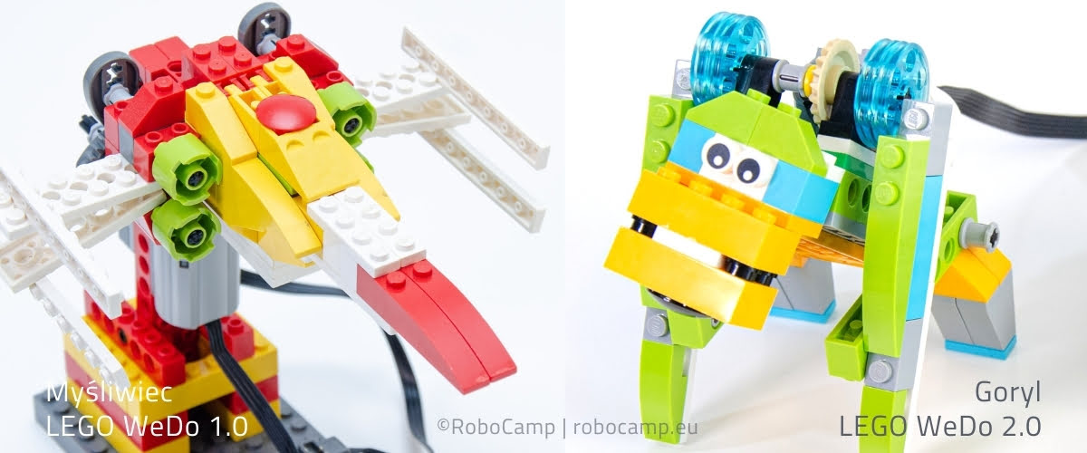 Roboty z WeDo 2 i WeDo 1