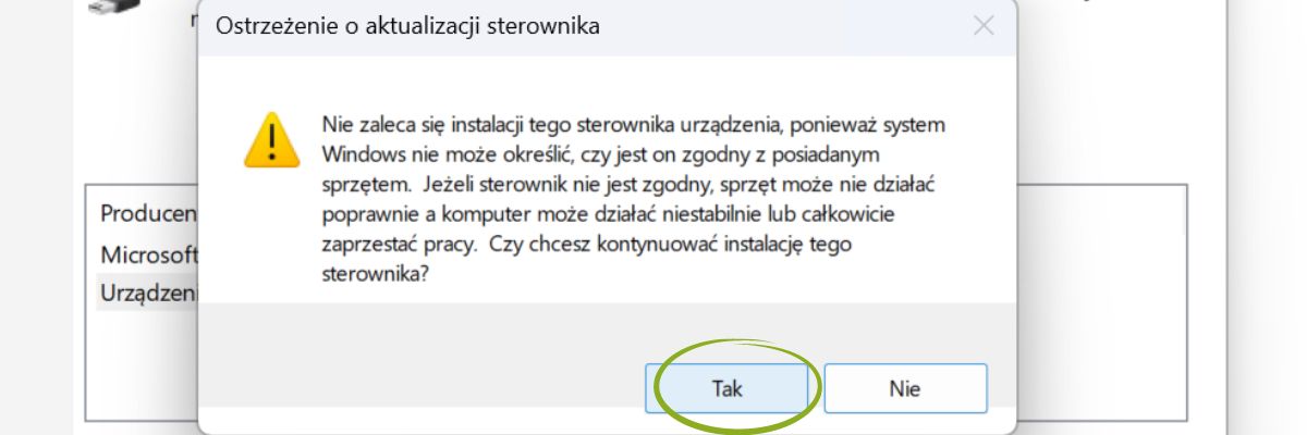 Ręczna instalacja sterownika hub SPIKE