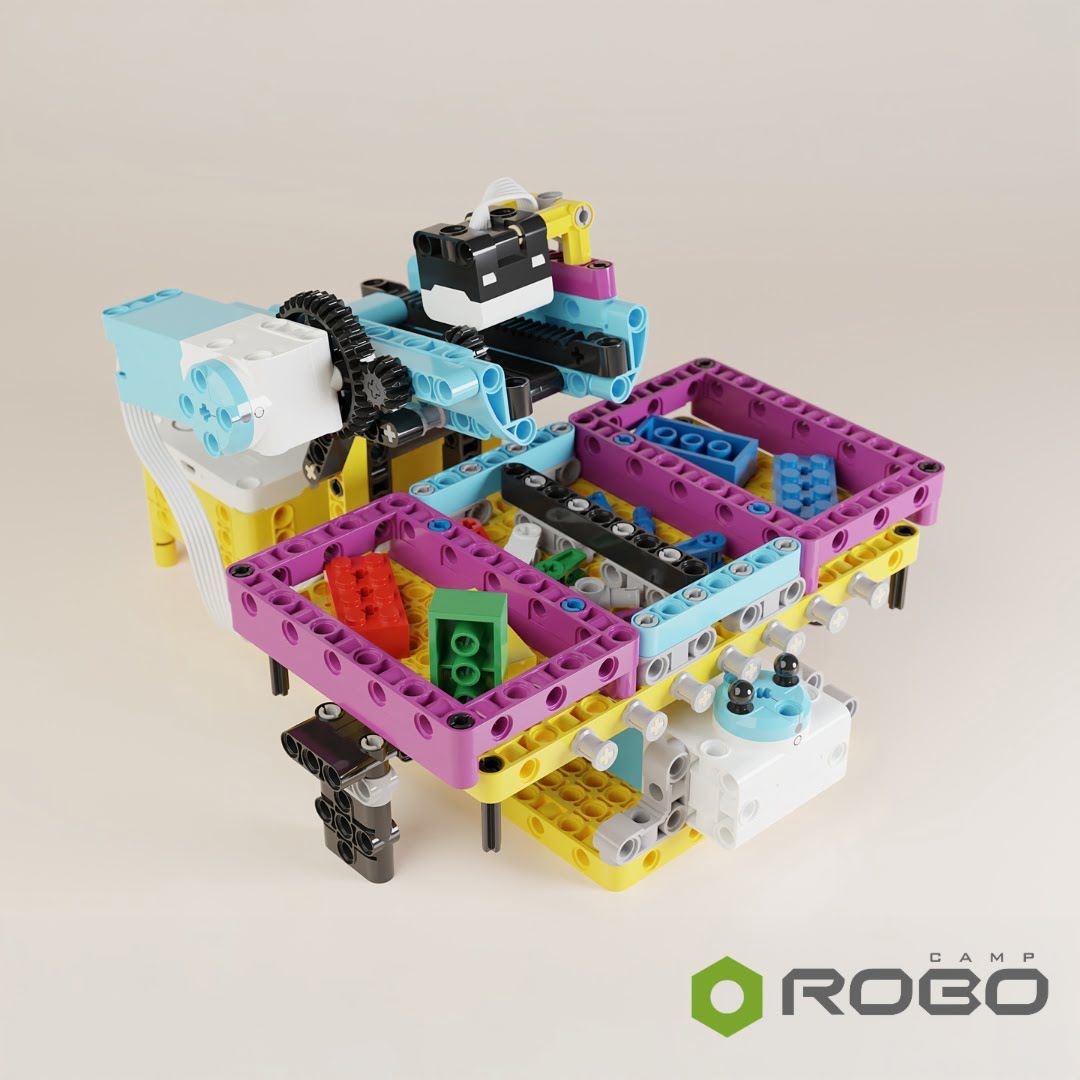 RoboCamp LEGO SPIKE Prime Multi Sorter robot
