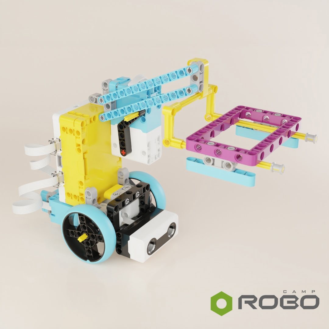 RoboCamp LEGO SPIKE Prime Forklift lesson
