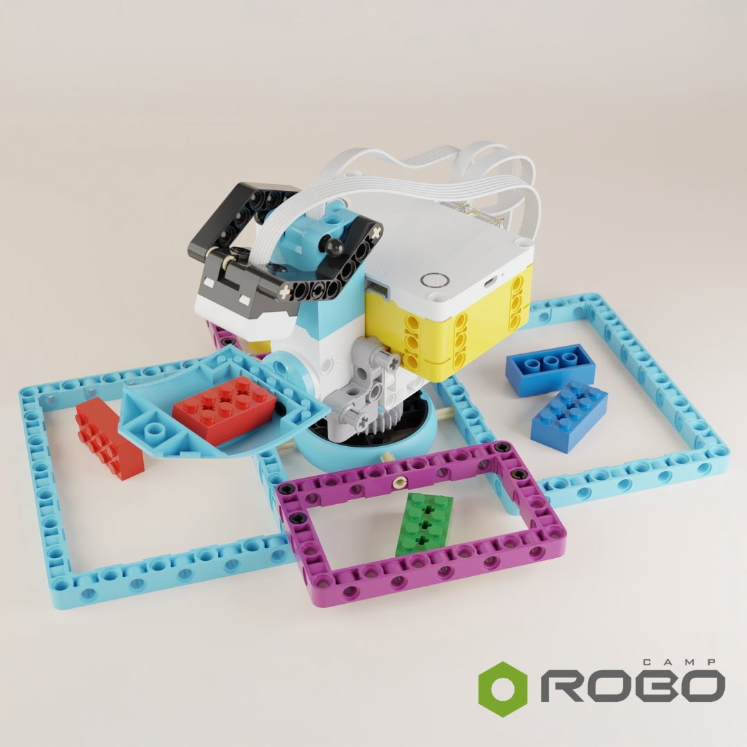 RoboCamp LEGO SPIKE Prime Sorter Short robot