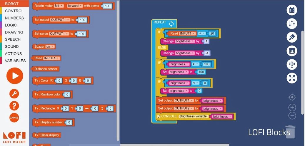 LOFI Blocks Programming