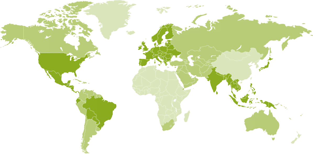 Mapa naszych klientów.